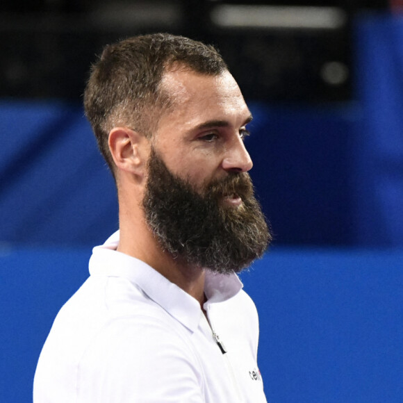 Benoît Paire à l'Open Sud de France à Montpellier.