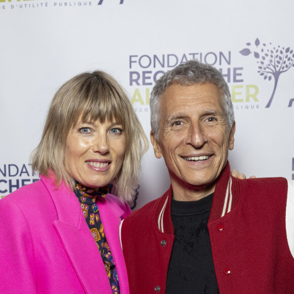 Tout comme Nagui et son épouse, la comédienne Mélanie Page, emmitouflée dans un manteau rose flashy
Nagui et sa femme Mélanie Page au photocall du concert du gala des 20 ans de la fondation Recherche Alzheimer "2 générations chantent pour la 3ème" à l'Olympia à Paris le 18 mars 2024. © Cyril Moreau / Bestimage 