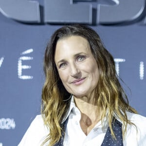 Camille Cottin (habillée en Dior) au photocall du dîner César Révélations 2024 à L'Élysée Montmartre à Paris le 15 janvier 2024. © Olivier Borde / Bestimage