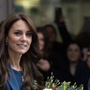 Catherine (Kate) Middleton, princesse de Galles, inaugure la nouvelle unité de chirurgie de jour pour enfants "Evelina" à l'hôpital Guy's et St Thomas de Londres, Royaume Uni, le 5 décembre 2023. 