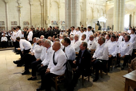 Thierry Marx - Obsèques de Joël Robuchon en la cathédrale Saint-Pierre de Poitiers le 17 août 2018. © Patrick Bernard / Bestimage 