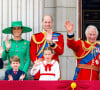 Aucune précision sur le type de cancer dont souffrent les deux membres de la famille royale n'a été dévoilée.
La famille royale d'Angleterre sur le balcon du palais de Buckingham lors du défilé "Trooping the Colour" à Londres. Le 17 juin 2023