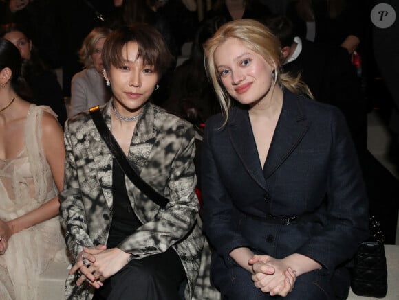 Liu Yuxin et Nadia Tereszkiewicz - Défilé de Mode Dior, Prêt-à-porter Automne / Hiver 2024-2025, dans le cadre de la Fashion Week de Paris, le 27 Fevrier 2024. © Bertrand Rindoff / Bestimage