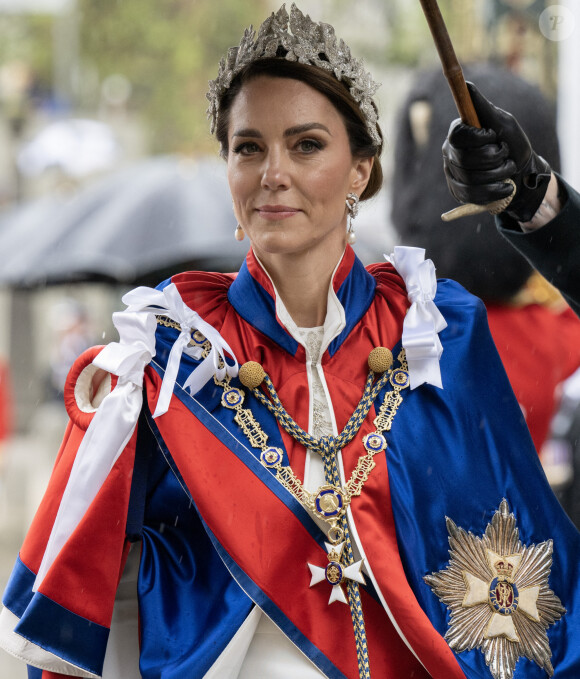 Catherine (Kate) Middleton, princesse de Galles, lors de la cérémonie de couronnement du roi d'Angleterre à Londres, Royaume Uni, le 6 mai 2023. 