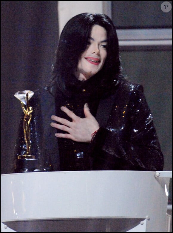 Michael Jackson lors des World Music Award.