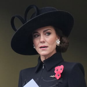 Catherine Kate Middleton, princesse de Galles - La famille royale honore les disparus des deux guerres mondiales lors de la cérémonie Remembrance Sunday ( Dimanche du souvenir ) au Cénotaphe à Londres le 12 novembre 2023. 