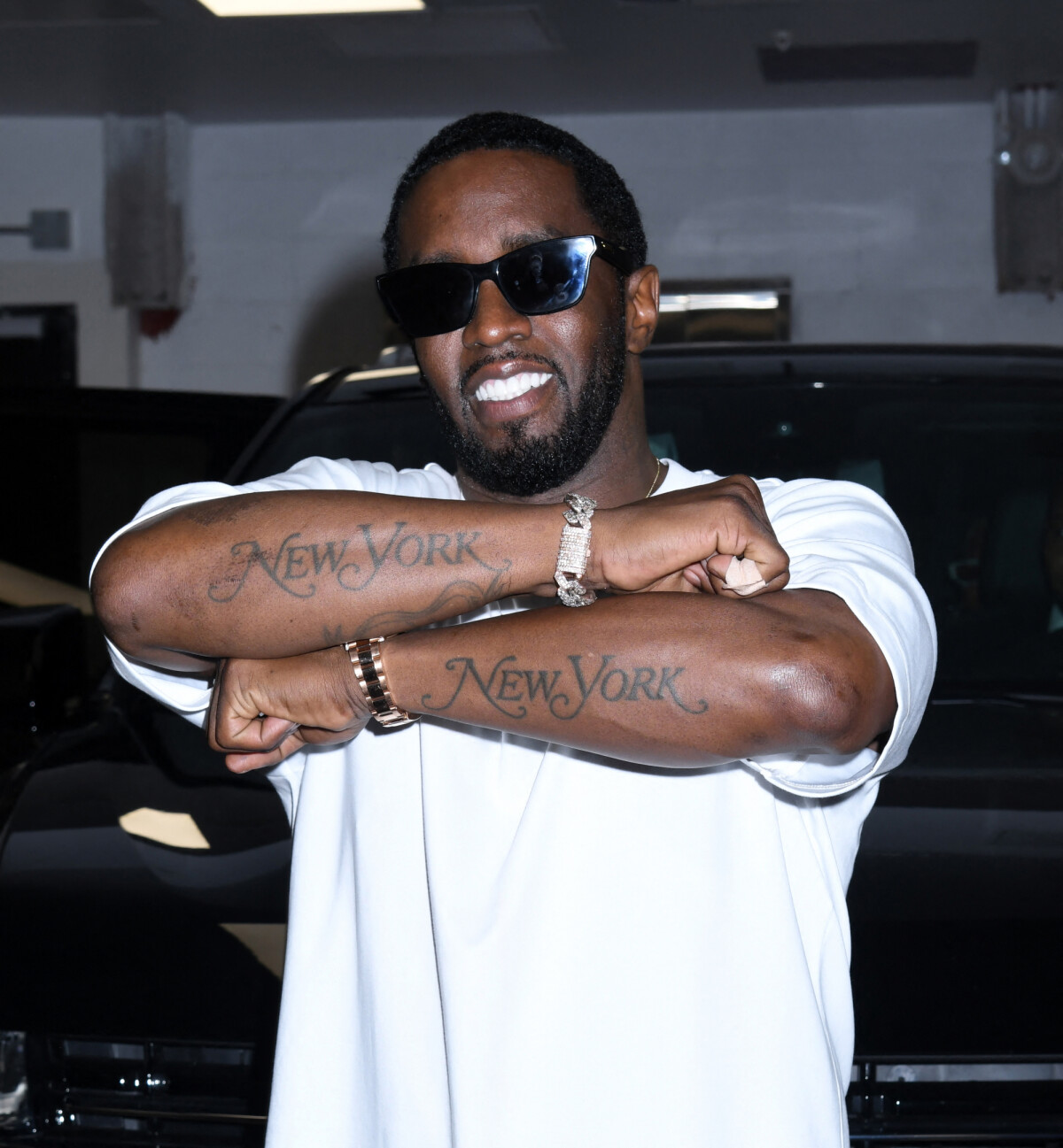 Photo : P. Diddy sur Times Square à New York City, New York, États-Unis ...