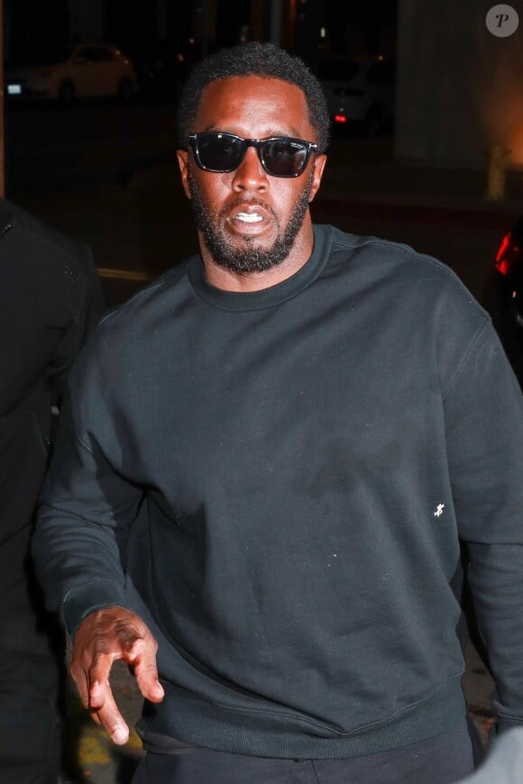 P. Diddy arrive pour dîner au Craig's de West Hollywood, Los Angeles, Californie, États-Unis.