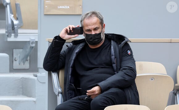 Jean-Yves Le Fur dans les tribunes des Internationaux de France de tennis de Roland Garros à Paris, France, le 4 juin 2021. © Dominique Jacovides/Bestimage 