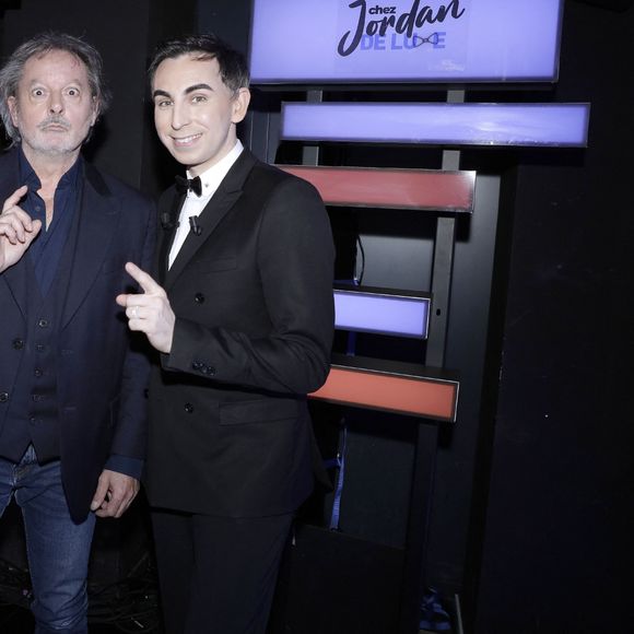 Exclusif - Christophe Alévêque lors de l'enregistrement de l'émission "Chez Jordan de Luxe", présentée par Jordan de Luxe. Paris, le 12 mars 2024. © Cédric Perrin/Bestimage 