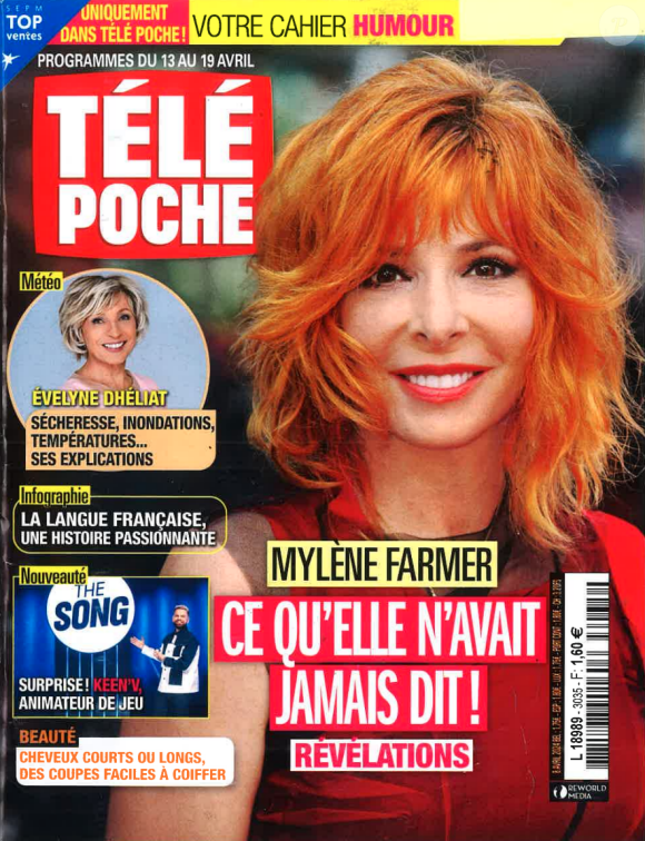 Couverture du magazine Télé Poche en kiosque lundi 8 avril 2024.