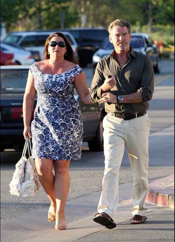 Pierce Brosnan et sa femme Keely (17 mars 2010 à Los Angeles)
