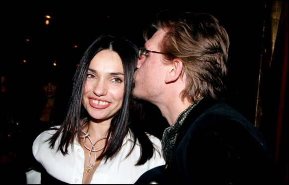 Guillaume Depardieu et Béatrice Dalle- Soirée au "Café de l'Homme" à Paris