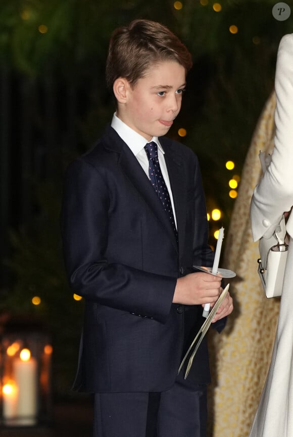 Le prince George de Galles - Traditionnel concert de Noël "Together At Christmas" à l'abbaye de Westminster à Londres le 8 décembre 2023. 