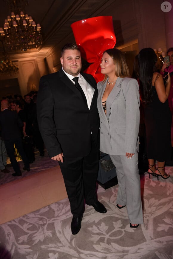 Nicolas Scuderi et Daniela Pinto (Nicocapone) - Soirée du Grand Dîner "Trophée Forbes" au Four Seasons Hôtel George V Paris le 30 septembre 2022. © Coadic Guirec - Rachid Bellak / Bestimage 