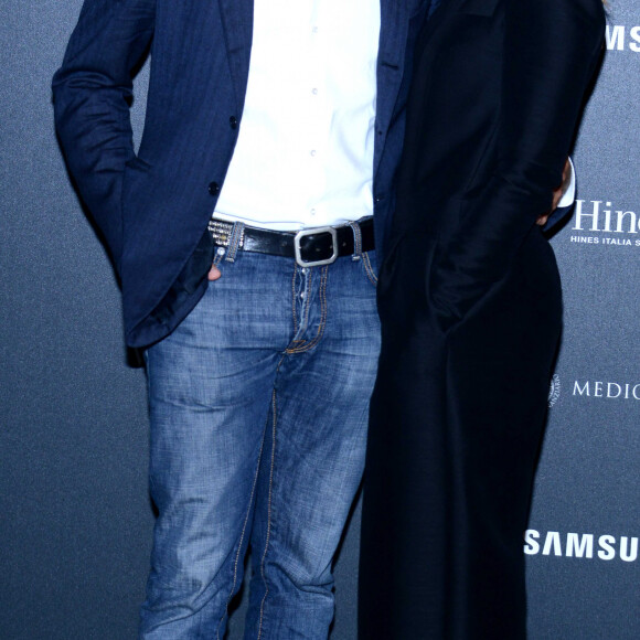 Emmanuel Philibert de Savoie, Clotilde Courau. 22 septembre 2014. Photo par IPA/ABACAPRESS.COM