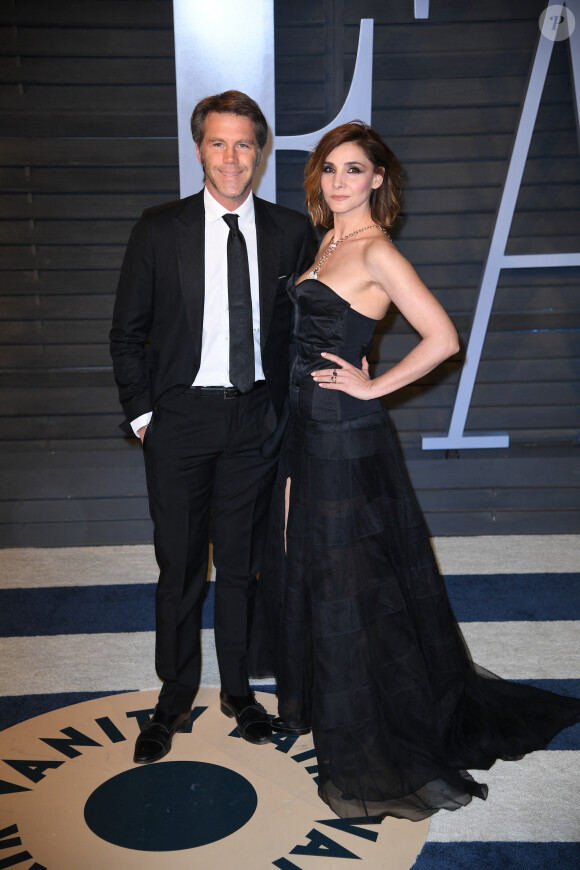 Emmanuel Philibert de Savoie et Clotilde Courau assistant à la soirée des Oscars 2018 de Vanity Fair organisée par Radhika Jones au Wallis Annenberg Center for the Performing Arts le 4 mars 2018 à Beverly Hills, Los angeles, CA, États-Unis. Photo par DN Photography/ABACAPRESS.COM