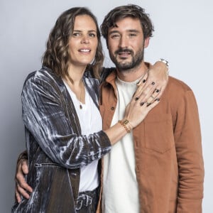 Exclusif - Jeremy Frerot et Laure Manaudou - Backstage - Enregistrement de l'émission "La Chanson secrète 11" à Paris, diffusée le 24 juin sur TF1. © Cyril Moreau / Bestimage 