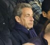 Nicolas Sarkozy avec ses fils au Parc des Princes
 
Nicolas Sarkozy - Célébrités dans les tribunes du match de Ligue 1 Uber Eats "PSG-Lyon" (4-1) au Parc des Princes à Paris. © Cyril Moreau/Bestimage