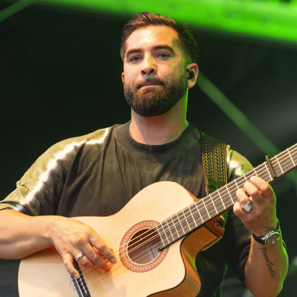 Kendji Girac en concert lors du Festival "Paris Paradis" au parc de la Villette à Paris le 10 septembre 2023. © Pierre Perusseau/Bestimage