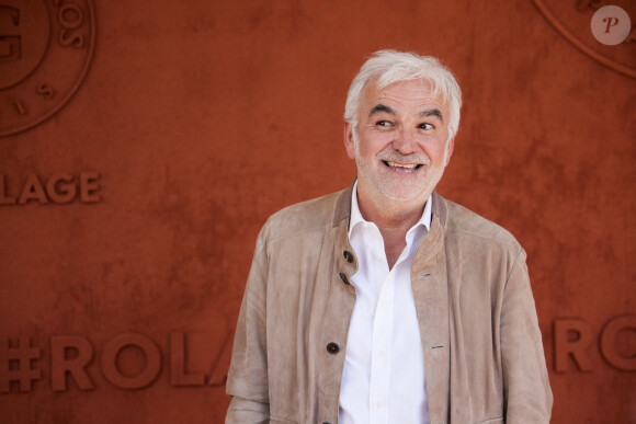 Pascal Praud au village lors des Internationaux de France de tennis de Roland Garros 2023, à Paris, France, le 4 juin 2023. © Cyril Moreau/Bestimage 