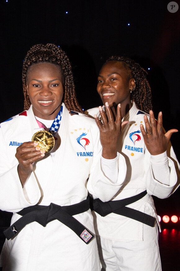 Clarisse Agbegnenou fait son entrée au musée Grévin. Paris, le 3 octobre 2022.