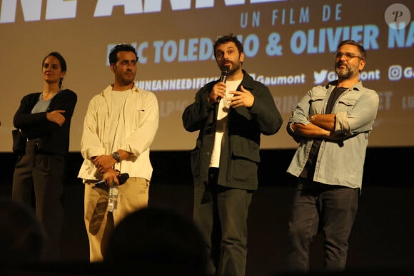 Exclusif - Noémie Merlant, Jonathan Cohen, Pio Marmaï et olivier Nakache - Avant-Première du film "Une année difficile" à l'UGC Ciné Cité de Bordeaux, le 11 septembre 2023. © Jean-Marc Lhomer / Bestimage 