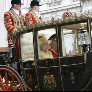 Elizabeth II et le prince Philip - Mariage de Catherine "Kate" Middleton et du prince William à l'abbaye de Westminster, Londres, 29 avril 2011.