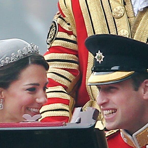 Mariage de Kate Middleton et du prince William d'Angleterre à Londres. Le 29 avril 2011 