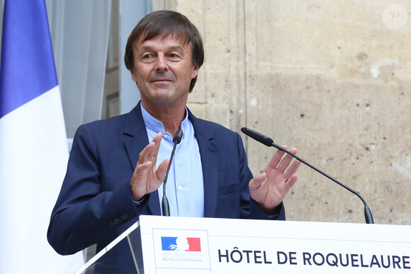 Passation de pouvoir entre le ministre de la Transition Ecologique et Solidaire, Nicolas Hulot et son successeur François de Rugy, au ministère de l'Ecologie, hôtel de Roquelaure, à Paris, le 4 septembre 2018. © Stéphane Lemouton / Bestimage