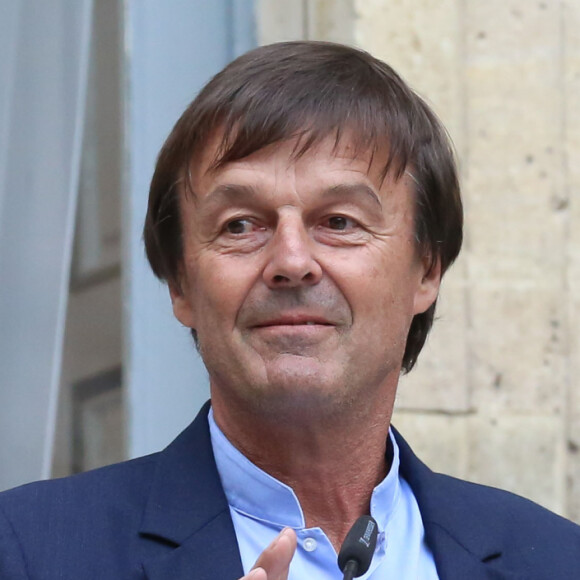 Passation de pouvoir entre le ministre de la Transition Ecologique et Solidaire, Nicolas Hulot et son successeur François de Rugy, au ministère de l'Ecologie, hôtel de Roquelaure, à Paris, le 4 septembre 2018. © Stéphane Lemouton / Bestimage