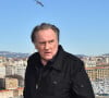 Gérard Depardieu durant le photocall organisé pour la présentation de la saison 2 de la série "Marseille" pour Netflix au Sofitel du Vieux Port à Marseille, le 18 février 2018. 8 nouveaux épisodes qui seront diffusés à partir du 23 février. © Bruno Bebert / Bestimage 