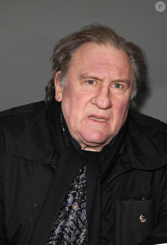 Gérard Depardieu - Salon du livre à la porte de Versailles à Paris le 18 mars 2018. © Denis Guignebourg/Bestimage 