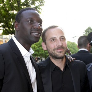 Omar Sy et Fred Testot à la soirée Global Gift Gala à l'hôtel Four Seasons George V à Paris le 28 mai 2012.