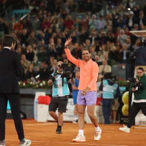 Rafael Nadal (Esp) - Rafael Nadal s'incline en huitième de finale au Tournoi de tennis de Madrid (Mutua Madrid Open) le 30 avril 2024. © Antoine Couvercelle / Panoramic / Bestimage 