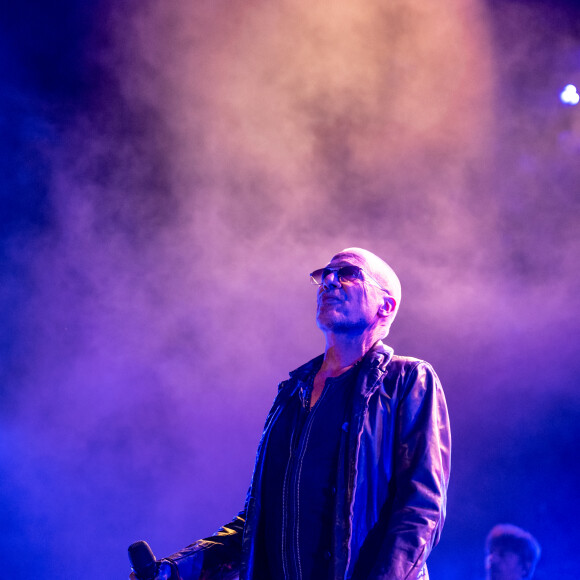 Exclusif -  Florent Pagny en concert dans les Arènes de Nîmes. Le 30 juin 2023 © Aël Pagny via Bestimage 