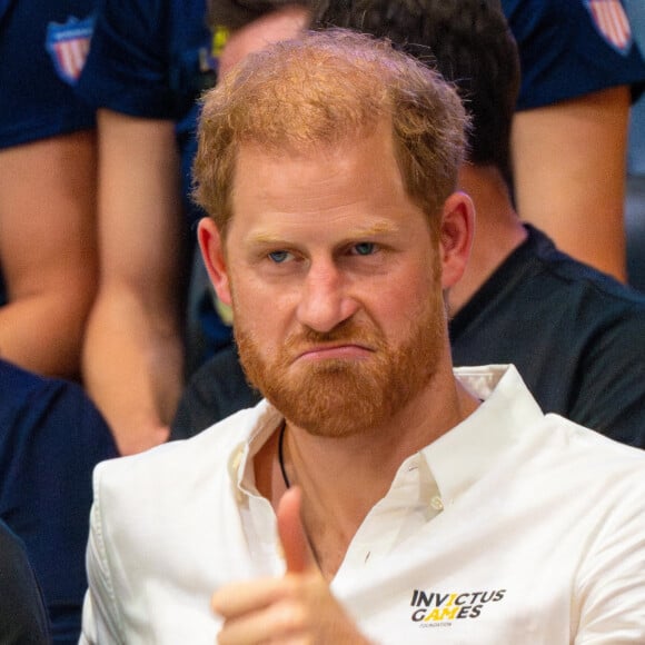 En février ils ont partagé seulement 30 minutes ensemble quand Harry a retrouvé son père après l'annonce de son cancer.
Harry, duc de Sussex aux Invictus Games 2023 à Dusseldorf.