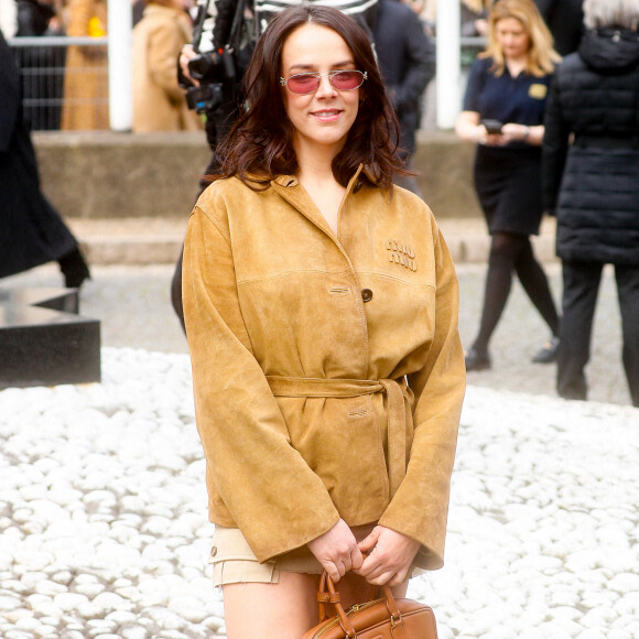 Pauline Ducruet - Arrivées au défilé Miu Miu mode femme automne / hiver 2024-2025 au Conseil Economique et Social lors de la Fashion Week de Paris (PFW), à Paris, France, le 5 mars 2024. © Christophe Clovis/Bestimage 