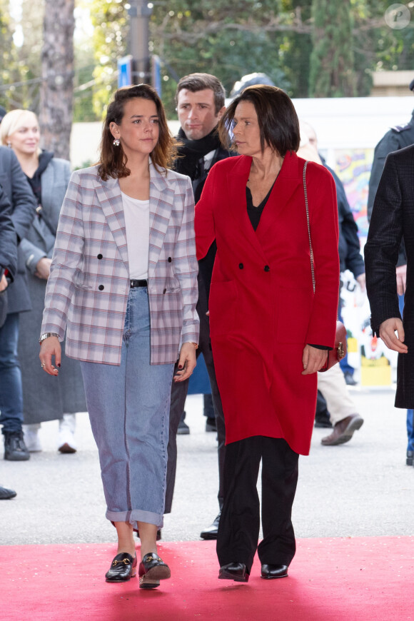 La princesse Stéphanie de Monaco et sa fille Pauline Ducruet - Troisième jour du 44ème Festival International du Cirque de Monte-Carlo à Monaco le 19 janvier 2020. © Olivier Huitel / Pool Restreint Monaco / Bestimage 