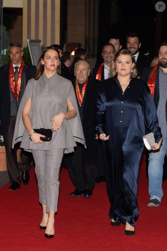 Pauline Ducruet et Camille Gottlieb au troisième jour du 44ème Festival International du Cirque de Monte-Carlo à Monaco. Le 18 janvier 2020 © Olivier Huitel / Pool Restreint Monaco / Bestimage 