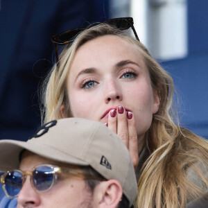 Chloé Jouannet était également de la partie
 
Chloé Jouannet et Yvan Naubron - Célébrités dans les tribunes du match de Ligue 1 Uber Eats "PSG-Toulouse" (1-3) au Parc des Princes à Paris le 12 mai 2024. © Cyril Moreau/Bestimage