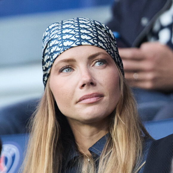 Amandine Petit - Célébrités dans les tribunes du match de Ligue 1 Uber Eats "PSG-Toulouse" (1-3) au Parc des Princes à Paris le 12 mai 2024. © Cyril Moreau/Bestimage