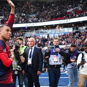 Kylian Mbappe lors du match de Ligue 1 Uber Eats "PSG-Toulouse" (1-3) au Parc des Princes à Paris le 12 mai 2024.