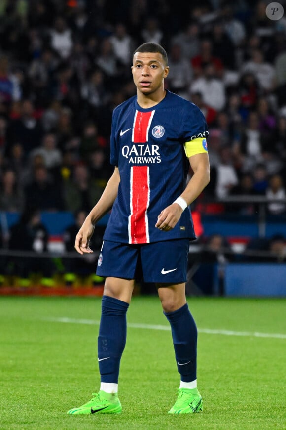 Kylian Mbappe lors du match de Ligue 1 Uber Eats "PSG-Toulouse" (1-3) au Parc des Princes à Paris le 12 mai 2024.