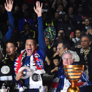 Kylian Mbappe lors du match de Ligue 1 Uber Eats "PSG-Toulouse" (1-3) au Parc des Princes à Paris le 12 mai 2024.