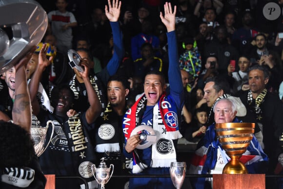 Kylian Mbappe lors du match de Ligue 1 Uber Eats "PSG-Toulouse" (1-3) au Parc des Princes à Paris le 12 mai 2024.