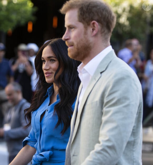 Meghan Markle, duchesse de Sussex et le prince Harry, duc de Sussex en visite au "District Six Museum" à Cape Town. Le 23 septembre 2019 