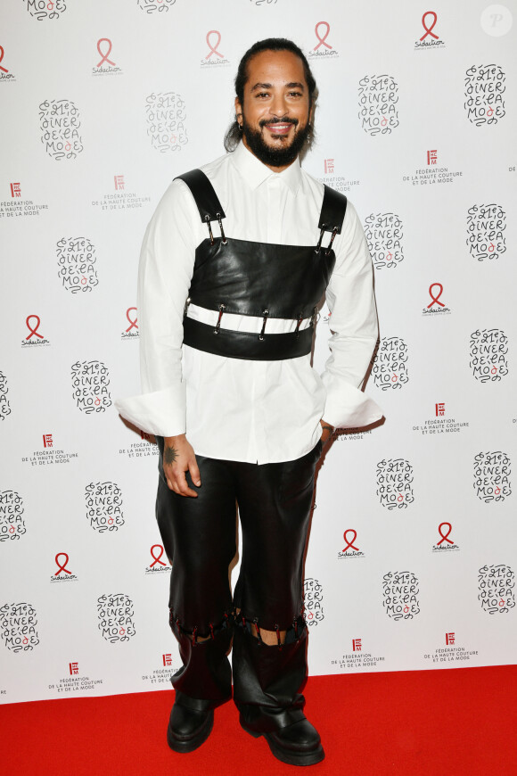 Slimane Nebchi - Photocall du « Dîner de la Mode » au bénéfice du Sidaction, au Palais de Tokyo, dans le cadre de la Fashion Week de Paris. Le 25 Janvier 2024. © Rachid Bellak / Bestimage