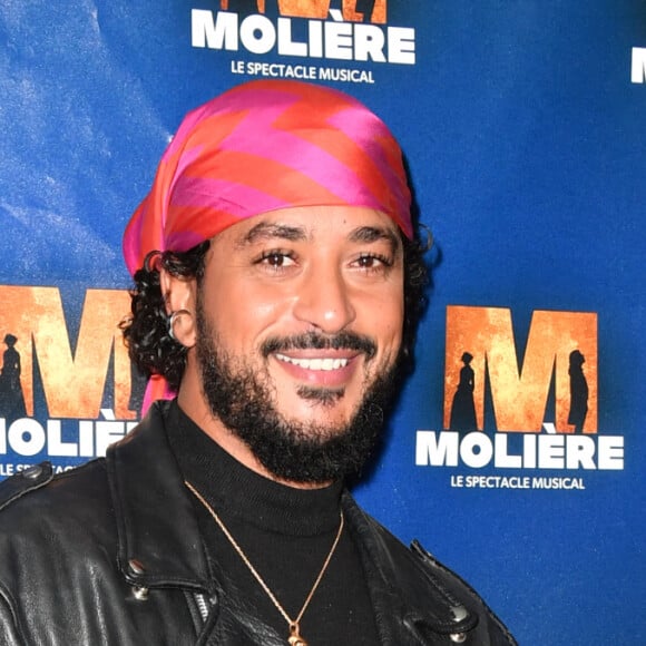 Slimane Nebchi - Personnalités à la générale presse du spectacle musical "Molière, l'opéra urbain" au Palais des Sports à Paris. Le 16 novembre 2023 © Veeren / Bestimage