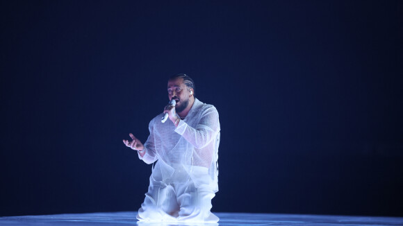 "Mon amour" interprété par Slimane lors de l'Eurovision en 2024